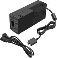 💡 xbox one power supply brick [advanced version] - replacement ac adapter charger cord for xbox one 100-240v, black logo