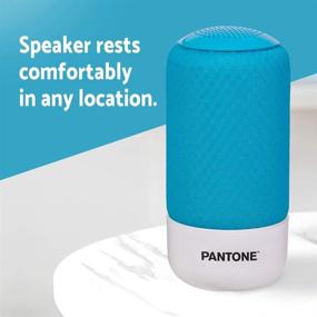 img 3 attached to 🔵 Портативная акустическая колонка Pantone Bluetooth V5.0: беспроводная, громкая, 12 часов работы, дальность 50 футов [кобальтовый синий]