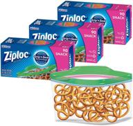 ziploc snack bags pack 90 logo