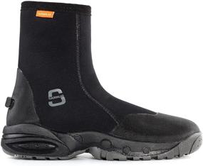img 3 attached to 🏊 Sarhlio 5mm Neoprene Dive Boots - Tall Zippered with Anti-Slip Rubber Sole for Water Sports, Scuba Diving, Snorkeling, and Kayaking