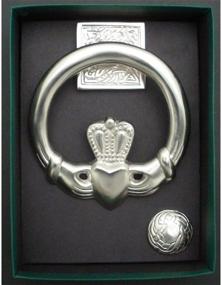 img 1 attached to Claddagh Knocker Square Nickel Silver