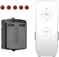 🔧 enhance your ceiling fan experience with the universal ceiling fan remote control kit: small size fan controller 3-in-1 with light timing & speed remote for hunter/harbor breeze/westinghouse/honeywell/other ceiling fan lamps логотип