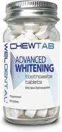 weldental chewtab - advanced whitening toothpaste tablets with nano-hydroxyapatite peppermint: a game-changer in dental care logo