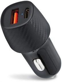 img 4 attached to Realm RLMC14BK: High-Speed USB-C Car 🚗 Charger with 18W Power Delivery for All Devices