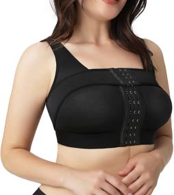 img 4 attached to FeelinGirl Post Surgery Closure Brassiere Sports Women's Clothing