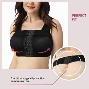 img 1 attached to FeelinGirl Post Surgery Closure Brassiere Sports Women's Clothing