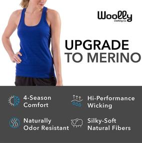 img 1 attached to 👗 Stay Fresh and Comfy with Woolly Clothing Women's Merino Lightweight Romper: Wicking, Breathable, and Anti-Odor