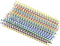 🥤 goodcook small flexible straws - 60ct, multicolor logo