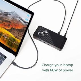 img 3 attached to High-Performance USB C Docking Station with Thunderbolt 3 and USB-C Compatibility for MacBooks, Windows, Chromebook, Linux Systems – HDMI Display, Rapid 60W Charging, Ethernet, and 3x USB 3.0 Ports