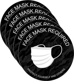 img 3 attached to 🚧 Enhance Workplace Safety with Sticky Brand Face Required Stickers, Essential Occupational Health & Safety Products