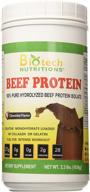 🍫 hydrolyzed beef protein supplement - biotech nutritions, chocolate flavor - 2.3 pound logo