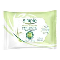 🧼 30 pack of simple eye make-up remover pads (set of 3) logo