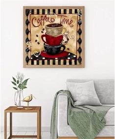 img 1 attached to ☕️ ParNarZar 5D DIY Diamond Painting Kit - Coffee Cups Design - Square Diamond Painting for Adults and Children - Embroidery Home Decoration - 15.7"x15.7" inches