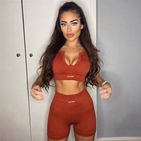 img 3 attached to SVVINN Women's Fashion Gym Seamless TIK Tok 🩲 High Waist Cycling Short: Trendy and Active Workout Essential