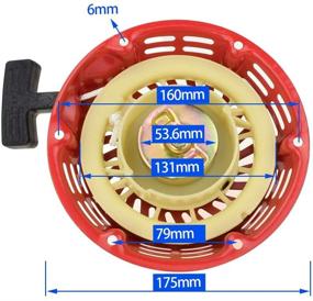 img 1 attached to Улучшите свой CT200U Trail 200 с нашим надежным набором стартеров с ручным приводом - оригинальные детали мини-мотоцикла на 196 куб. см.
