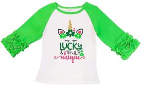 img 2 attached to 🎄 Girls' Clothing: Little Unicorn Christmas Holiday T Shirt - Enhanced for SEO