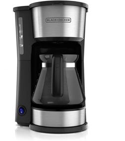 img 3 attached to BLACK+DECKER CM0755S, 5-кубковый ☕ Кофеварка в изящном серебре