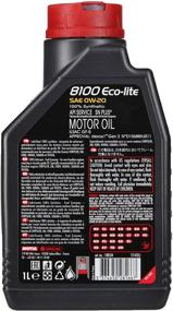 img 1 attached to 🌿 Motul 8100 Eco-Lite 0W20 12X1L: Eco-Friendly, High Performance Synthetic Motor Oil