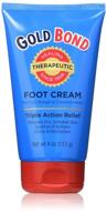 gold bond foot cream triple action 4oz (2 pack): ultimate foot care solution logo