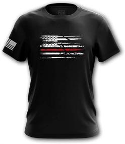 img 4 attached to Thin American Patriotic Shirts Women Men's Clothing