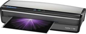 img 4 attached to 🔍 Fellowes Jupiter 2 125 Laminator: Review, Features, and 10 Pouches Bundle, 12.5 Inch - Black & Grey