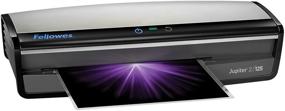 img 2 attached to 🔍 Fellowes Jupiter 2 125 Laminator: Review, Features, and 10 Pouches Bundle, 12.5 Inch - Black & Grey