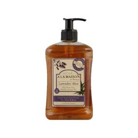 img 1 attached to Luxurious French Liquid Soap Lavender Aloe - 16.90 Ounces: Indulge in Soothing and Refreshing Cleansing