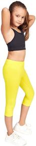 img 1 attached to CAOMP Leggings Organic Cotton Spandex Girls' Clothing and Leggings