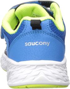 img 2 attached to Кроссовки Saucony для детей Unisex с застежкой на липучку: идеальная обувь для молодых бегунов