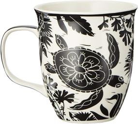 img 3 attached to 🐢 Karma Gifts Boho Mug - Black and White Sea Turtle Design (1 Count, Pack of 1)