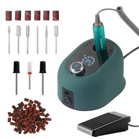 img 4 attached to 💅 MPNETDEAL Electric Pro Nail Drill e-File with LED Digital Display - Professional Manicure Tools for Acrylic Nails