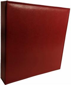 img 3 attached to Transworld Effects Self-Adhesive Photo Album - 100 Pages with 50 Sheets - Magnetic Sheets - Scrapbook Picture Book - Fits 4x6, 5x7, 8x10, 8-1/2x11 - Red