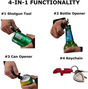 img 1 attached to Beer Shotgun Bottle Opener Keychain