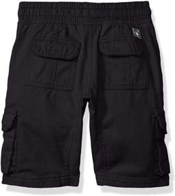 img 1 attached to 🩳 Basic Solid Colors Southpole Little Boys' Mini Canvas Cargo Jogger Shorts