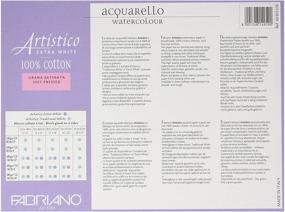 img 1 attached to Fabriano Artistico Watercolor 300Gsm Sheets