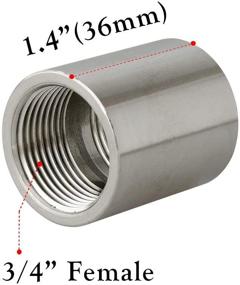 img 3 attached to 💡 Streamline Your Connections with Quickun Stainless Coupling Fitting Connector