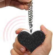 🔐 женский сигнальный ключ-брелок для личной защиты - сторожевая собака безопасность "сердцебиение", 130 дб сирена логотип