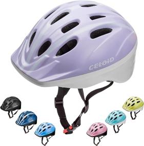 img 4 attached to CELOID Kids Bicycle Helmet: Adjustable Toddler Skateboard Helmet for 3-5-8 Year Old Girls and Boys - Ideal for Multi-Sport Activities including Road Biking, Skateboarding, Roller Skating, Scootering, Rollerblading, and Balance Biking