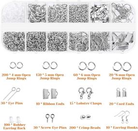 img 1 attached to Complete Jewelry Making Kit - Audab Jewelry Supplies Tools Set for Wire Wrapping, Charms, Wires, and Findings - Ideal for Beading and Jewelry Repair