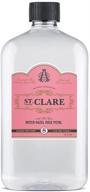 st clare alcohol free witch hazel: 16 oz. rose petal & aloe vera toner - natural face and skin care logo