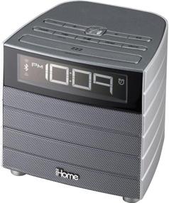 img 1 attached to 🔌 iHome iBN20GC Bluetooth Wireless FM Clock Radio: Power Up with USB Charging