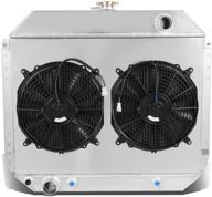 high-performance dual core 2-row radiator with fan shroud for 1968-1979 ford pickup/bronco logo