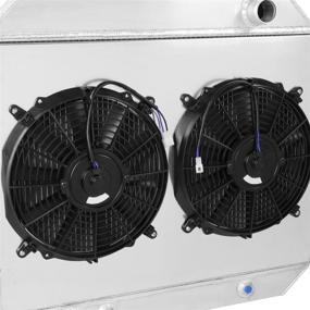 img 3 attached to High-Performance Dual Core 2-Row Radiator with Fan Shroud for 1968-1979 Ford Pickup/Bronco