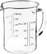 📏 ikea glass measuring cup, 5.5"x 5"x 3.5" - versatile and precise measurement tool logo