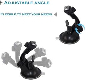 img 2 attached to Collyon Windshield Mount: Suction Cup Camera Mount for 7-inch Display Monitor of Backup Camera