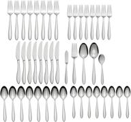 🍴 oneida b336045a mooncrest 45pc silver flatware set - service for 8, 45 piece logo