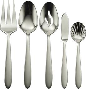 img 3 attached to 🍴 Oneida B336045A Mooncrest 45pc Silver Flatware Set - Service for 8, 45 Piece