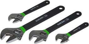 img 1 attached to 87042 Adjustable Wrench Chrome 4 Piece: Versatile and Superior Quality Tools