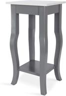 kate laurel lillian pedestal curved furniture for accent furniture logo