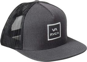 img 1 attached to RVCA Men's Adjustable Snapback Trucker Hat: A Stylish and Versatile Accessory for Every Occasion